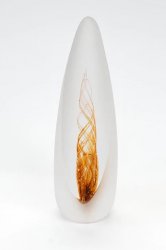 Spirit Paper Weight with Ash in the Glass