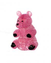 Teddy Bear in Pink 7 x 6cm