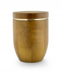 Teak Urn