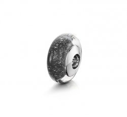 Metal Classic Charm Beads in White Gold