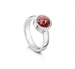 Ruby Classic Tribute Ring in Silver