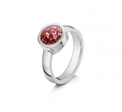 Ruby Classic Tribute Ring in White Gold