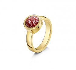 Ruby Classic Tribute Ring in Gold