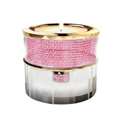 Swarovski Crystal Keepsake Tealight in Pink Gold