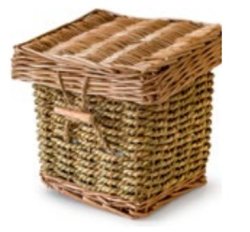 Woven Willow and Bullrush Casket