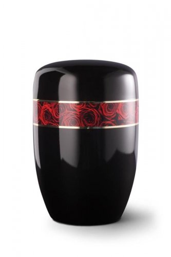 Black Steel Urn