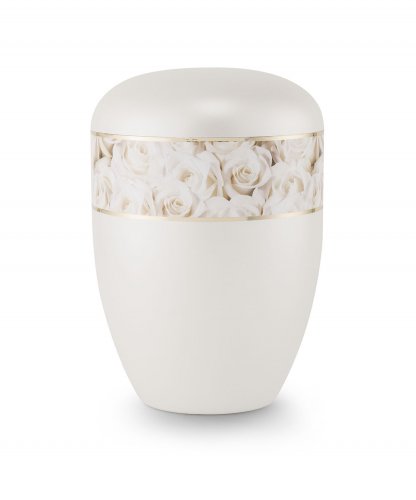 White Arboform Urn