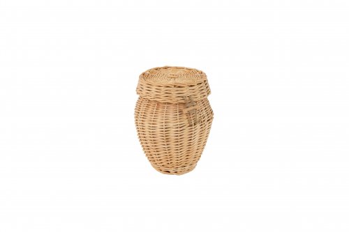 Natural Woven Willow Urn