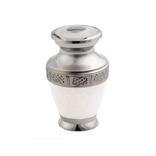 Marble White Mini Urn